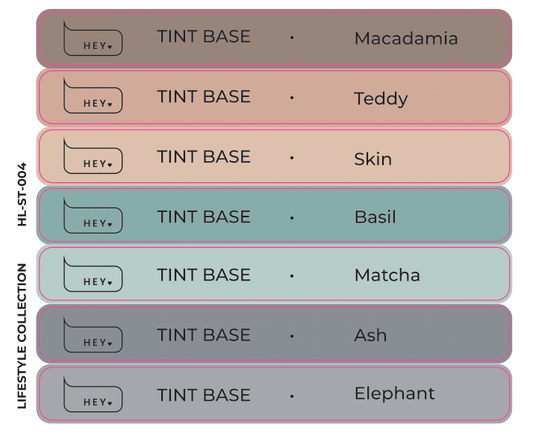 Pegatinas para Tips · HEYLOVE Tint base, Lifestyle colección