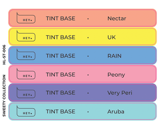 Pegatinas para Tips · HEYLOVE Tint base, Sweety colección