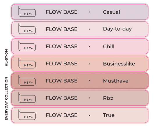 Pegatinas para Tips · HEYLOVE Flow base, Everyday colección