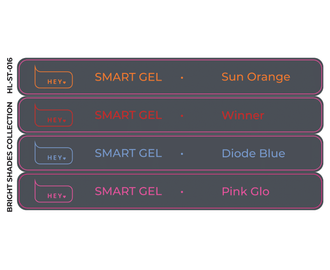 Pegatinas para Tips · HEYLOVE Smart Gel,  BRIGHT SHADES colección