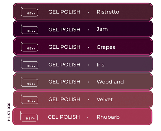 Pegatinas para Tips · HEYLOVE Gel polish #2