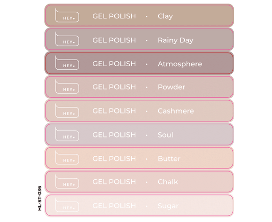 Pegatinas para Tips · HEYLOVE Gel polish #8