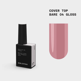 BIBLIOTEKA Gloss Cover TOP №04 Bare - Natural, 10 ml