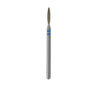 Fresa de diamante Llama sin punta. Azul, 1.8mm.