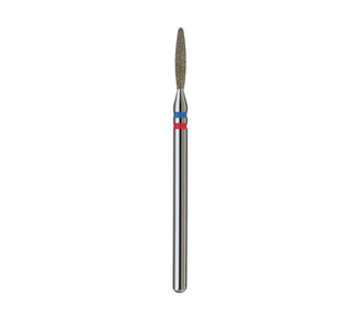 Fresa de diamante Llama sin punta. Azul&Roja, 1.8mm.