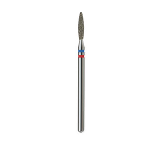 Fresa de diamante Llama sin punta. Azul&Roja, 2.1mm.