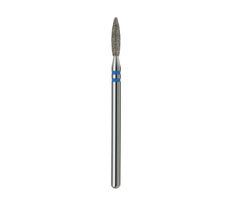 Fresa de diamante Llama sin punta. Azul, 2.3mm.