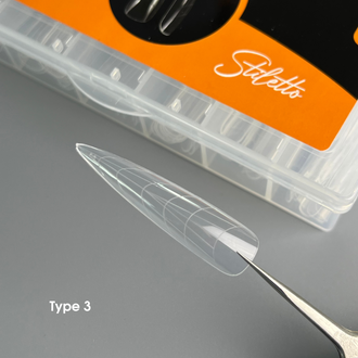 NAILSOFTHEDAY Dual Form Stiletto (Type 3). 120 unités.