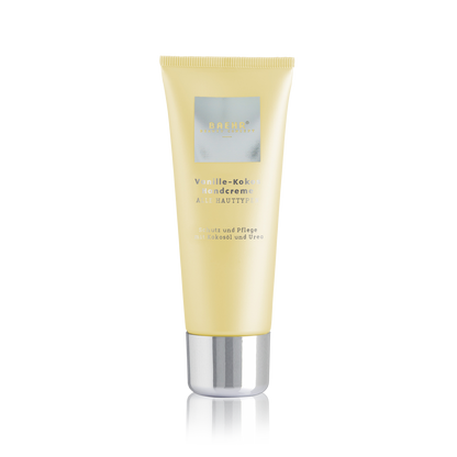 Vanilla hand cream with coconut oil and urea