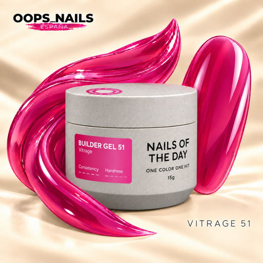 NAILSOFTHEDAY Builder Gel #51 Vitrage