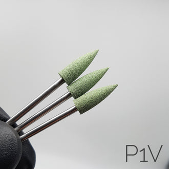 Polisseuse en silicone. Verte, 5 mm. P1V