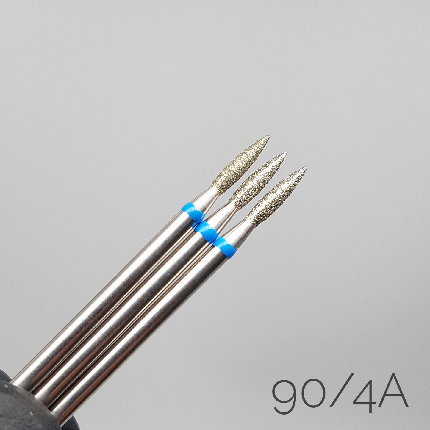 Fresa de diamante Llama con punta. Azul, 2.1mm. 90/4A