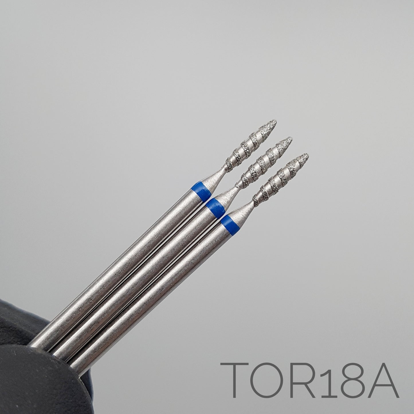 Fresa de diamante Tornado sin punta. Azul, 1.8mm. Tor18A