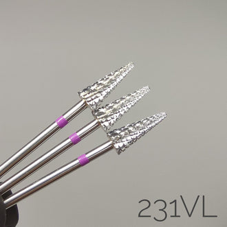 Fresa de carburo Cono. Violet, 6mm. 231VL