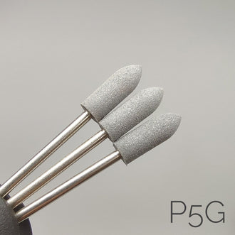 Silicone polisher. Gray, 5mm. P5G