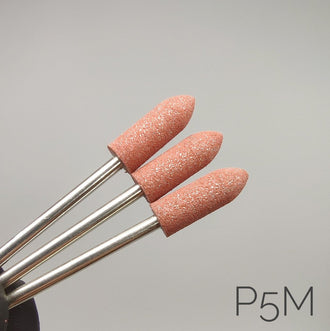 Silicone polisher. Brown, 5mm. P5M