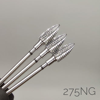 Corn carbide end mill. Black, 6mm. 275NG 